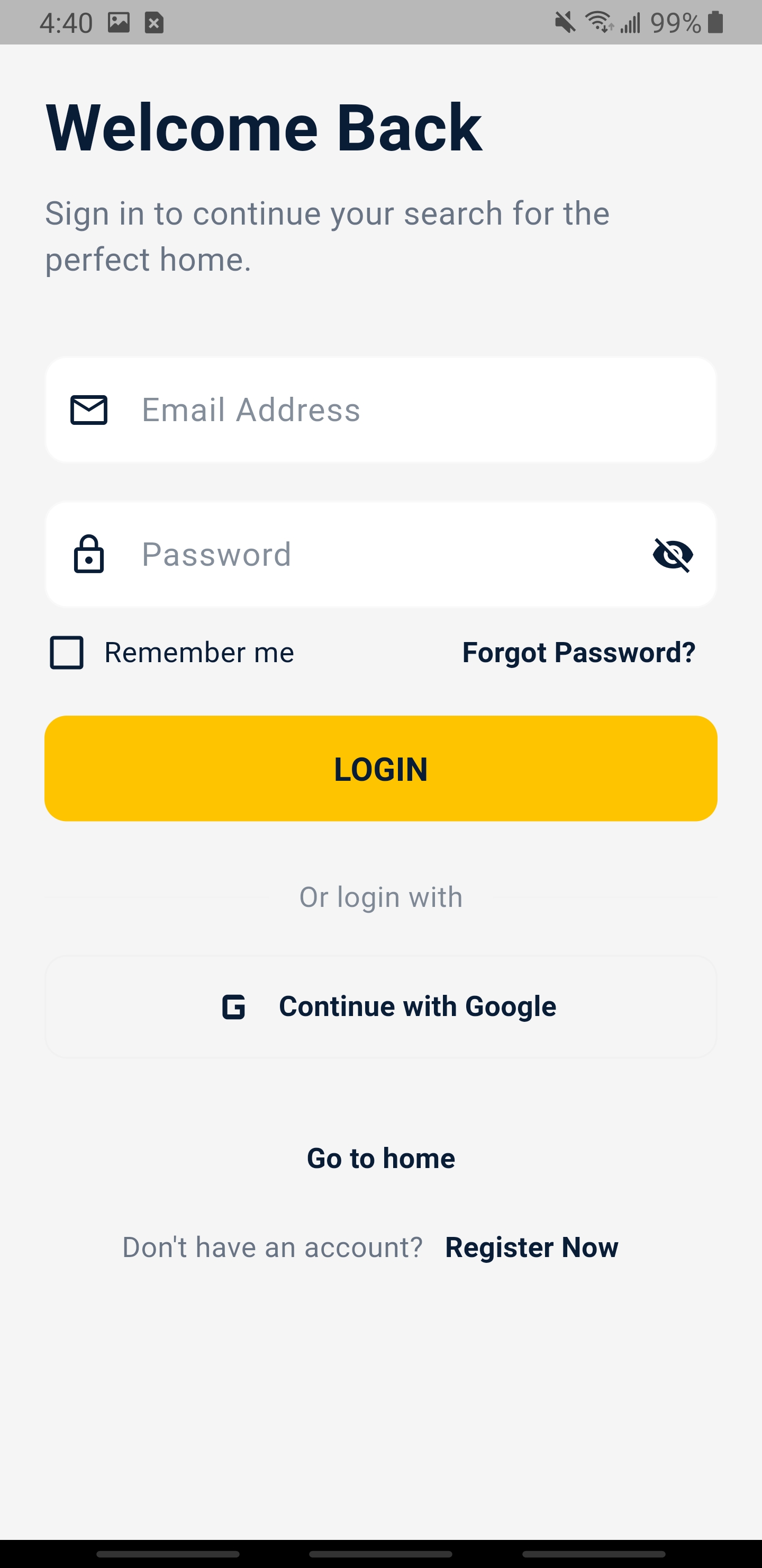 Mera-Ashiana App Screen